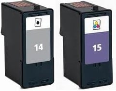 
	Lexmark Remanufactured 14 Black and 15 Colour Cartridge Set

